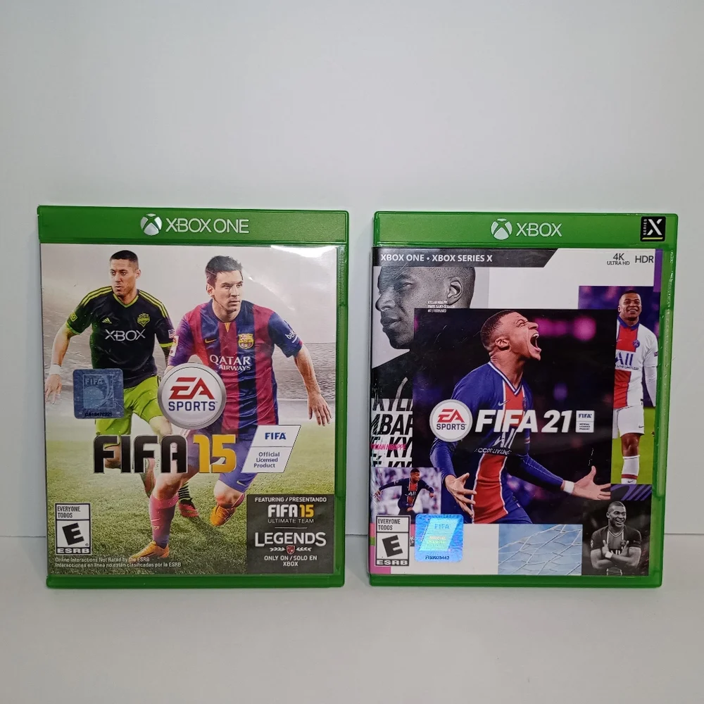 FIFA 15 (Microsoft Xbox One, 2014) FIFA 21 (Microsoft Xbox One, 2020) EUC Tested